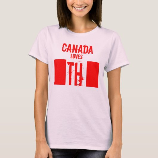 CANADA houdt van T-Shirt (Voorkant)