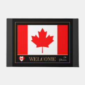 Canada house mat, Canadian Flag Sport / Welcome Deurmat (Voorkant)