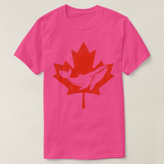 Canada Humpback whale Funny Gift Idea T-shirt (Design voorkant)