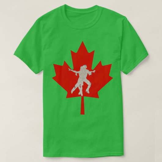 Canada Ice Skating T-shirt (Design voorkant)