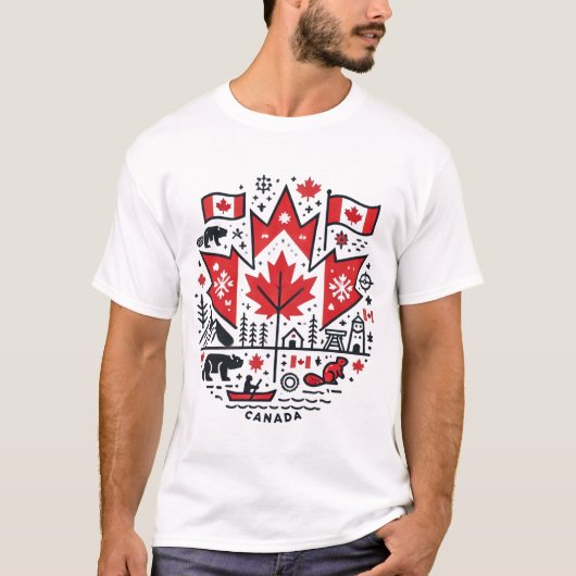 Canada Icons Tee T-shirt (Voorkant)