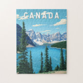 Canada Illustration Travel Art Vintage Legpuzzel (Verticaal)