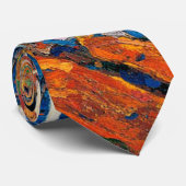 Canada - In het Noorden,  schilderij Stropdas (Opgerold)