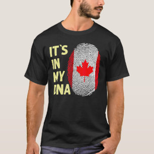 Canada in mijn dna Canadese vlaggenteam Canada T-shirt