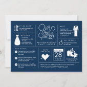 Canada Infographic Bewaar de datum aankondiging (Voorkant)