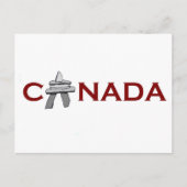 Canada Inuksuk Briefkaart (Voorkant)