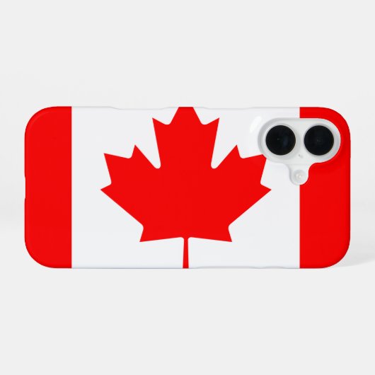 Canada iPhone 16 Hoesje (Achterkant horizontaal)