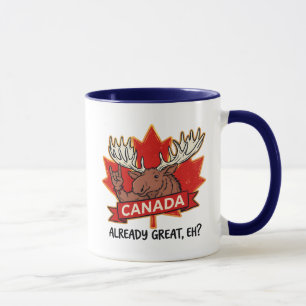 Canada is al geweldig Eh Eland Canadese trots Mok