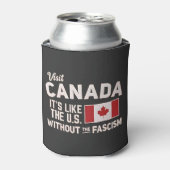 Canada is net als de VS, maar dan zonder fascisme Blikjeskoeler (Blikje Voorkant)