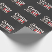 Canada is net als de VS, maar dan zonder fascisme Cadeaupapier (Hoek)