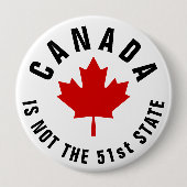 Canada is niet de 51ste staat ronde button 4,0 cm (Voorkant)