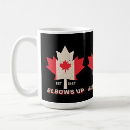 Canada is niet te koop Canadese Pride Elbows Up Koffiemok