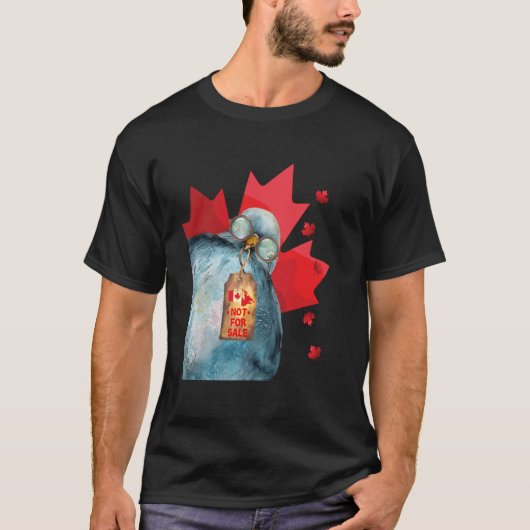 Canada is niet te koop, Duif, Canadees, Maple T-shirt (Voorkant)