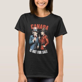 Canada is niet te koop Funny Mountie Uncle Sam Arg T-shirt