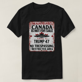 Canada is niet te koop - Gebied 51 beperkt teken T-shirt