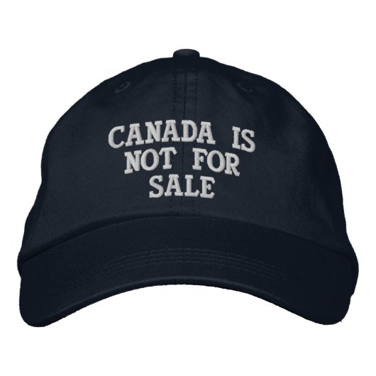 CANADA IS NIET TE KOOP GEBORDUURDE PET (Voorkant)