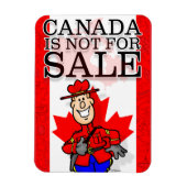 Canada is niet te koop! magneet (Verticaal)