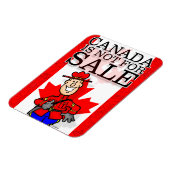 Canada is niet te koop! magneet (Linkerzijde)