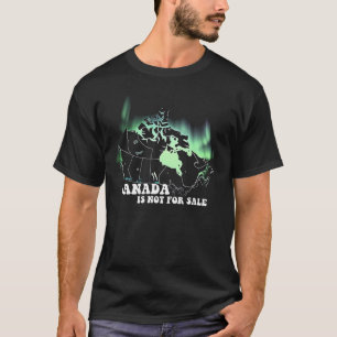 Canada is niet te koop - Northern Lights Design T-shirt