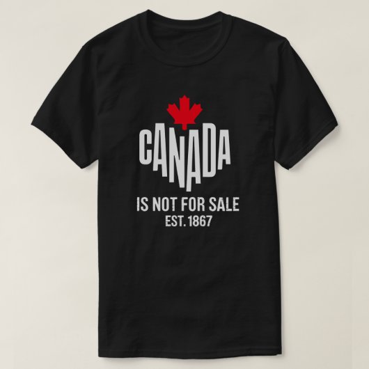 Canada is niet te koop Shirt - Trots Canadees T-sh (Design voorkant)
