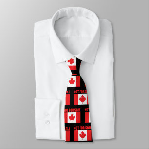 Canada is niet te koop stropdas