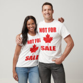 Canada is niet te koop t-shirt (Unisex)