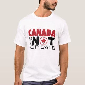 Canada is niet te koop t-shirt