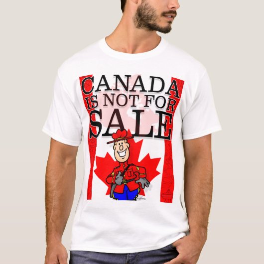 Canada is niet te koop t-shirt (Voorkant)