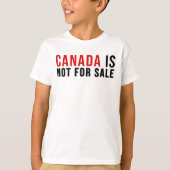 Canada is niet te koop t-shirt (Voorkant)