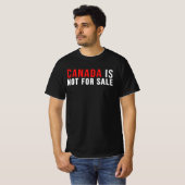 Canada is niet te koop t-shirt (Voorkant volledig)