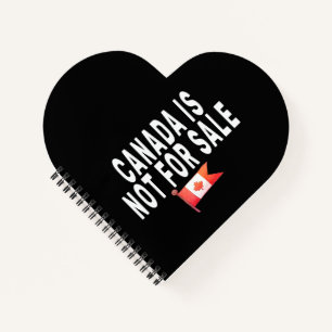 Canada is niet te koop ,Trots om Canadees te zijn Notitieboek