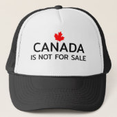 Canada is niet te koop trucker pet (Voorkant)