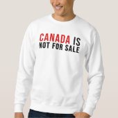 Canada is niet te koop trui (Voorkant)