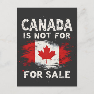 Canada is niet te koop Trump President Feestdagenkaart