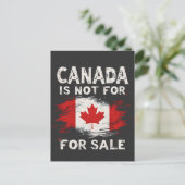 Canada is niet te koop Trump President Feestdagenkaart (Staand voorkant)