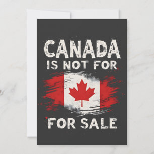Canada is niet te koop Trump President Feestdagenkaart