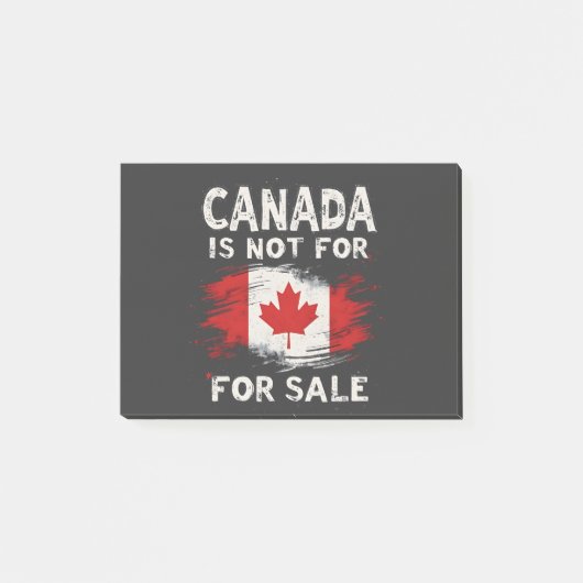 Canada is niet te koop Trump President Post-it® Notes (Voorkant)