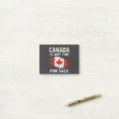 Canada is niet te koop Trump President Post-it® Notes (Op bureau)