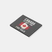 Canada is niet te koop Trump President Post-it® Notes (Schuin)