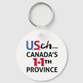 Canada is niet te koop USA 11th Province Freedom Sleutelhanger (Achterkant)