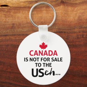 Canada is niet te koop voor de VS, maar Funny Oh Sleutelhanger