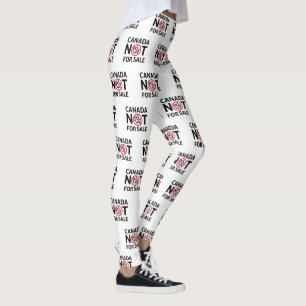 Canada is niet te koop voor USA Patriotic Proud Leggings