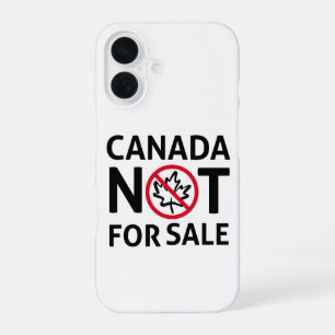 CANADA is niet te koop Vrijheid Canadese Oh Blad iPhone 16 Hoesje