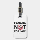 CANADA is niet te koop Vrijheid Canadian Oh Bagagelabel (Voorkant verticaal)
