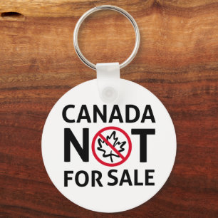 CANADA is niet te koop Vrijheid Canadian Oh Sleutelhanger
