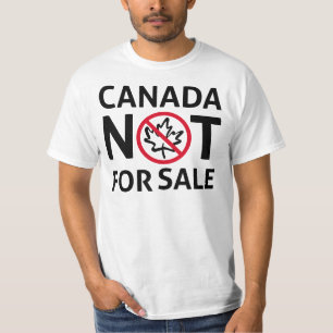 CANADA is niet te koop Vrijheid Canadian Oh T-shirt