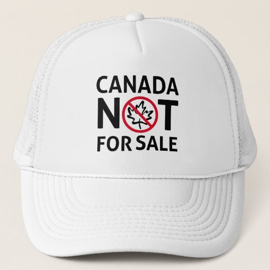 CANADA is niet te koop Vrijheid Canadian Oh Trucker Pet (Voorkant)