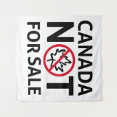 CANADA is niet te koop Vrijheid Canadian Oh Wandkleed (Voorkant (horizontaal))