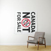 CANADA is niet te koop Vrijheid Canadian Oh Wandkleed (In Situ (horizontaal))