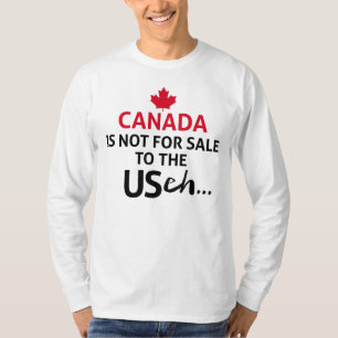 CANADA is niet voor de VS hè Leuk Vrijheid Oh T-shirt